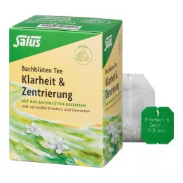 BACHBLÜTEN TEE Clarity &amp; Centration Bio Salus, 15 ks