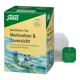 BACHBLÜTEN TEE Motivácia &amp; Zuversicht Bio Salus, 15 St