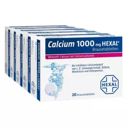 CALCIUM 1000 HEXAL Šumivé tablety, 100 ks