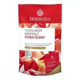 DERMASEL Soľ do kúpeľa z Mŕtveho mora+Rose SPA, 1 P