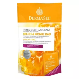 DERMASEL Soľ do kúpeľa z Mŕtveho mora + mlieko&amp;Honey SPA, 1 P