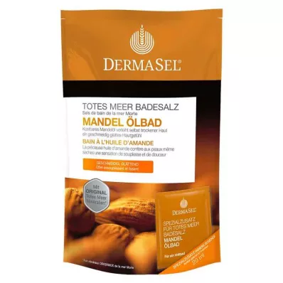 DERMASEL Soľ do kúpeľa z Mŕtveho mora+Mandľové kúpele, 1 P