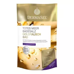 DERMASEL Soľ do kúpeľa z Mŕtveho mora + zlato EXCLUSIVE, 1 P