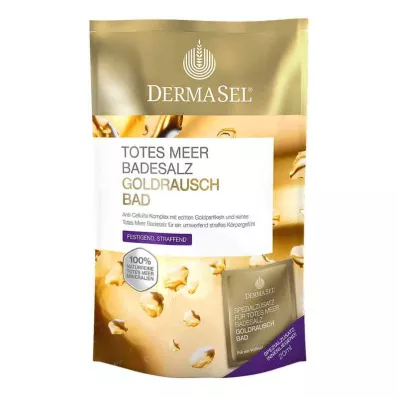 DERMASEL Soľ do kúpeľa z Mŕtveho mora + zlato EXCLUSIVE, 1 P