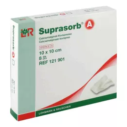 SUPRASORB Kalcium alginátový kompres 10x10 cm, 8 ks