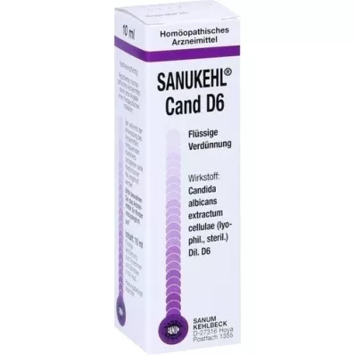 SANUKEHL Cand D 6 kvapiek, 10 ml