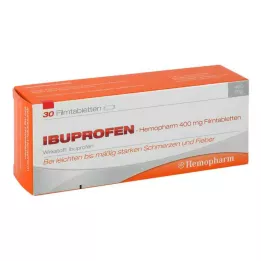 IBUPROFEN Hemopharm 400 mg filmom obalené tablety, 30 ks