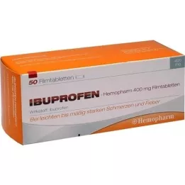 IBUPROFEN Hemopharm 400 mg filmom obalené tablety, 50 ks