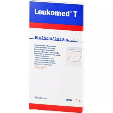 Leukomed T náplasti sterilné 10x25 cm, 5 ks