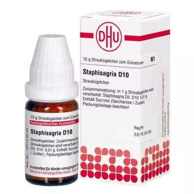 Globule Staphisagria D10 (10 g)