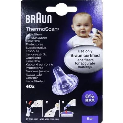 BRAUN THERMOSCAN Ochranné krytky LF40, 40 ks