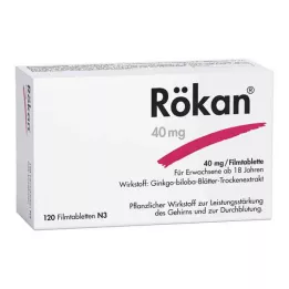 RÖKAN 40 mg filmom obalené tablety, 120 kusov