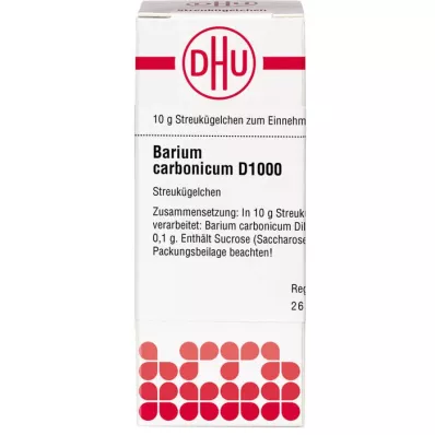 BARIUM CARBONICUM D 1000 guľôčok, 10 g