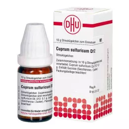 CUPRUM SULFURICUM D 12 guľôčok, 10 g