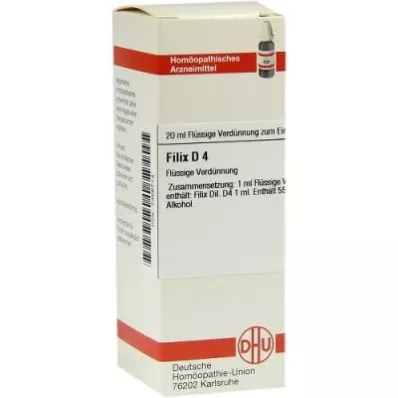 FILIX D 4 riedenie, 20 ml