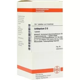 ICHTHYOLUM D 6 tabliet, 200 kapsúl