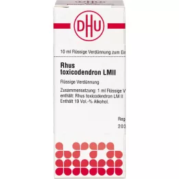 RHUS TOXICODENDRON LM II Riedenie, 10 ml