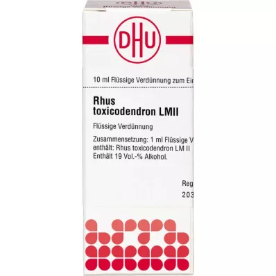 RHUS TOXICODENDRON LM II Riedenie, 10 ml