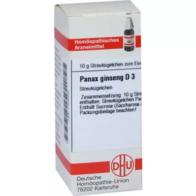 PANAX GINSENG D 3 guľôčky, 10 g