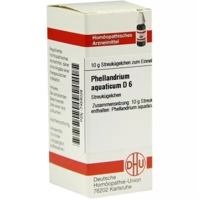 PHELLANDRIUM AQUATICUM D 6 guľôčok, 10 g