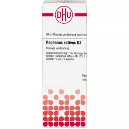 RAPHANUS SATIVUS D 3 riedenie, 20 ml