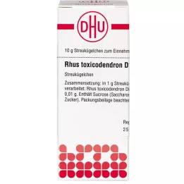 RHUS TOXICODENDRON D 1000 guľôčok, 10 g