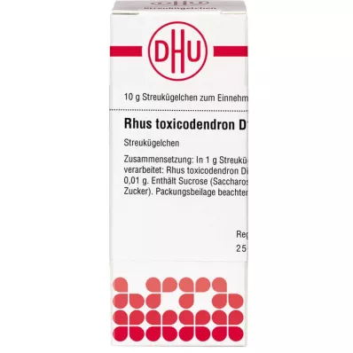 RHUS TOXICODENDRON D 1000 guľôčok, 10 g