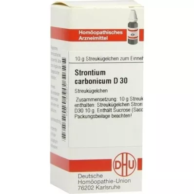 STRONTIUM CARBONICUM D 30 guľôčok, 10 g