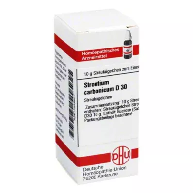 STRONTIUM CARBONICUM D 30 guľôčok, 10 g