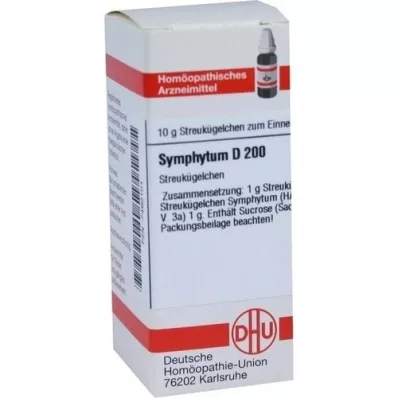 SYMPHYTUM D 200 globúl, 10 g