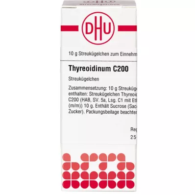 THYREOIDINUM C 200 guľôčok, 10 g