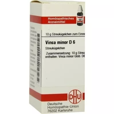 VINCA MINOR D 6 guľôčok, 10 g