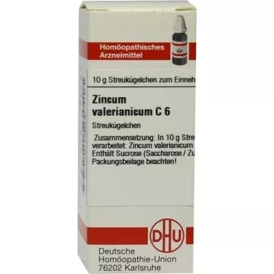 ZINCUM VALERIANICUM C 6 guľôčok, 10 g