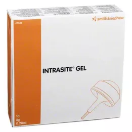 INTRASITE Hydrogélový gél na čistenie rán, 10X8 g
