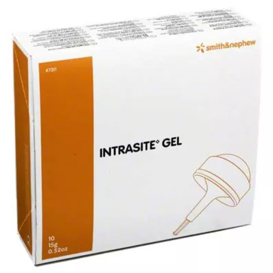 INTRASITE Hydrogélový gél na čistenie rán, 10X15 g