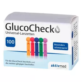 GLUCOCHECK Lancety univerzálne, 100 ks