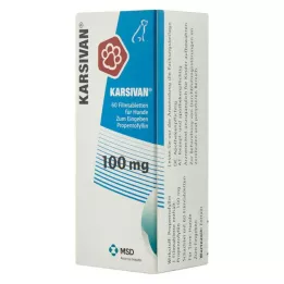 KARSIVAN 100 filmom obalených tabliet pre psov, 60 ks