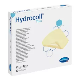 HYDROCOLL tenký obväz na rany 10x10 cm, 10 ks