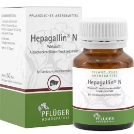 HEPAGALLIN N Obalené tablety, 50 ks