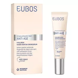 EUBOS Hyaluronový krém na očné kontúry Anti Age, 15 ml