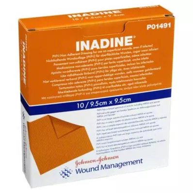 Inadine masťová gáza s Pvp Io, 10 ks Inadine masťová gáza s Pvp Io, 10 ks