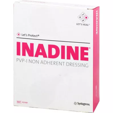 INADINE Masťová gáza w. PVP Iod. 9,5x9,5cm, 25 ks INADINE Masťová gáza w. PVP Iod. 9,5x9,5cm, 25 ks