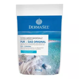 DERMASEL Čistá soľ do kúpeľa z Mŕtveho mora, 5 kg