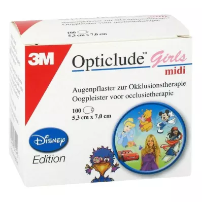 Opticlude 3M Disney Plaster Girls midi 2538MDPG-100, 100 ks