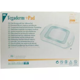 TEGADERM 3M Plus Pad 9x10 cm prefabrikovaný kompozit.3586, 25 ks