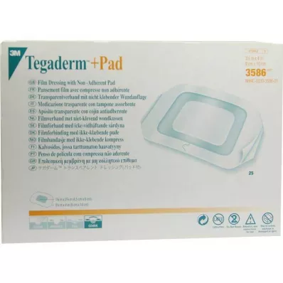 TEGADERM 3M Plus Pad 9x10 cm prefabrikovaný kompozit.3586, 25 ks TEGADERM 3M Plus Pad 9x10 cm prefabrikovaný kompozit.3586, 25 ks