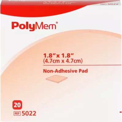 POLYMEM Podložka na rany n.adhesive 5x5 cm, 20 ks