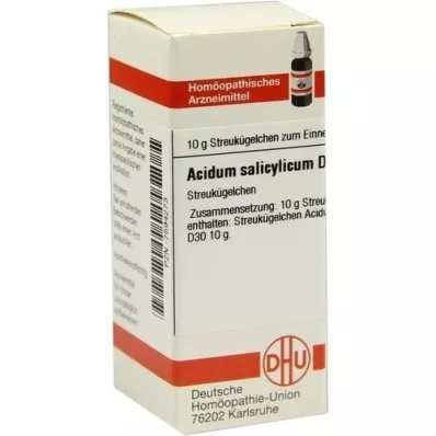 ACIDUM SALICYLICUM D 30 guľôčok, 10 g