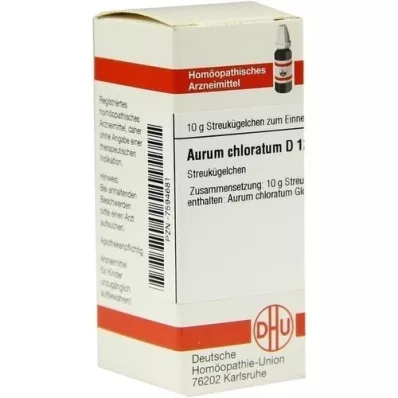 AURUM CHLORATUM D 12 guľôčok, 10 g