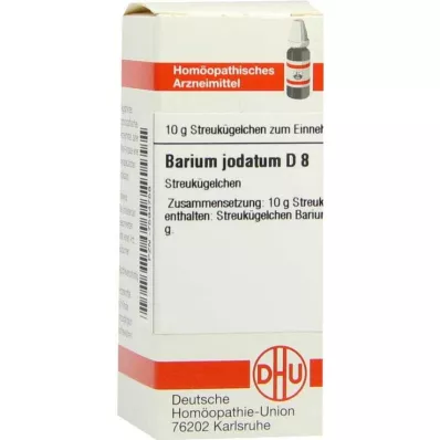 BARIUM JODATUM D 8 guľôčok, 10 g BARIUM JODATUM D 8 guľôčok, 10 g